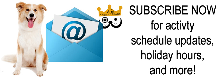 Subscribe to Our Newsletter for Activity Updates, Holiday Hours, and More!